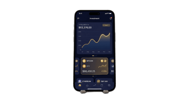 Trust Bank Mobile Investment Dashboard